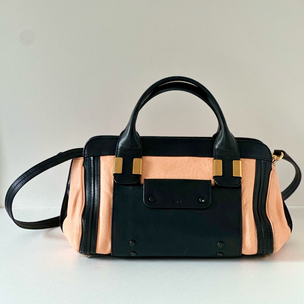 🔥 30% OFF Chloé Two Way /// Chloe Pêche Noire Mini Hobo Bag Crossbody Strap
